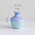 Axyaa Ceramic Coarse Pottery Vase with Gradient Colors for Stylish Flower Arrangement
