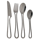 Gold Cutlery Set Stainless Steel Dinnerware Axyaa Tableware Party Kitchen Flatware