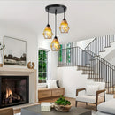 Axyaa Retro Industrial E27 Pendant Light for Farm Living Room Bedroom Dining Hallway