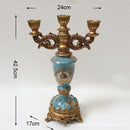 Axyaa Nostalgic Resin Candlestick for Home Decor and Parties