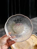 Axyaa Glass Fruit Plate: High Beauty Delicate Dim Sum Candy Snack Plate