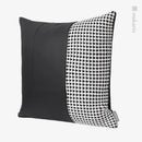 Axyaa Woven Stitching Black and White Pillow Pack: Living Room, Hotel, Villa, Bedroom