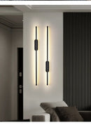 Axyaa Double Head Minimalist Line Wall Lamp for Bedroom TV Background Corridor