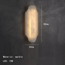 Axyaa Marble LED Wall Light 50/75cm Dimmable for Bedroom, Parlor, Hotel Room