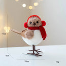 Axyaa Plush Bird & Bear Couple Christmas Tree Hanging Decor