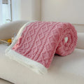 Axyaa Double Thickened Throw Blanket for Winter - Super Soft Cozy Sofa Bed Cover