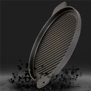 Axya Iron Steak Plate Set | Commercial BBQ Induction Gas Cooker Pan