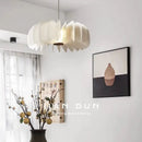Axyaa Circular Cream Pendant Lights: Modern Nordic Design for Home Decor