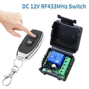 Axyaa Wireless Switch Remote Control Relay Receiver LED Light Door Lock