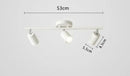 Axyaa Modern GU10 LED Spotlight Ceiling Lights White Black Luminaires