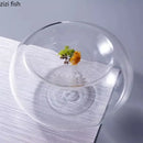 Axyaa Glass Double Sided Bowl Set for Desserts, Snacks, Fruits, and Dim Sum