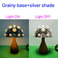 Axyaa Shiitake Desk Lamp: Biomimetic LED Lighting, AC/USB Powered, Amanita Mushroom Design