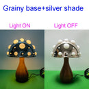 Axyaa Shiitake Desk Lamp: Biomimetic LED Lighting, AC/USB Powered, Amanita Mushroom Design