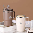 Axyaa Stainless Steel Coffee Mug with Spoon & Tea Strainer