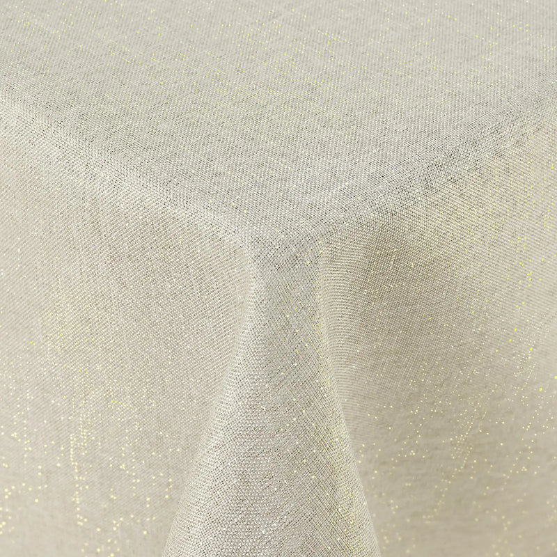 Axyaa Glitter Linen Tablecloth for Banquets, Parties, and Home Décor