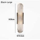 Axyaa Marble Wall Light: Minimalist Stone Lamp for Home Decor