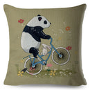 Axyaa Cartoon Panda Bear Pillowcase 45x45cm for Home Decor