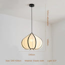 Axyaa Nordic Creamy Style E27 Pendant Light Bar Chandelier Lamparas