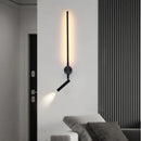 Axyaa Adjustable Angle LED Wall Lamp White Black Metal Sconces 3000K