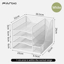 Axyaa Desktop Metal File Rack & Book Stand for Office Organization