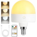 Axyaa RGB LED Bulb with Remote Control - Dimmable E27/E26 Interface