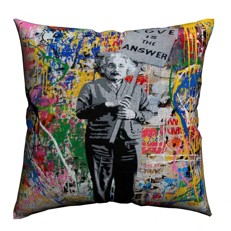Banksy Street Art Pillowcase Cover 45x45cm - Axyaa Home Decor