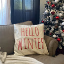 Axyaa Red Christmas Pillows Soft Cushion Covers for Living Room Sofa