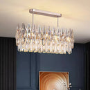 Axyaa Crystal Chandelier Pendant Light for Living Room and Bedroom
