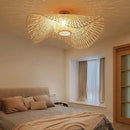 Axyaa Rattan Pendant Lamp Chandelier Bamboo Kitchen Light Island Vintage Design