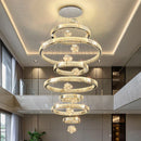 Axyaa Crystal Chandelier Collection: Living Room & Staircase Lighting Fixtures