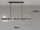 Axyaa Modern Stair Chandelier for Stylish Interior Lighting in Living Room