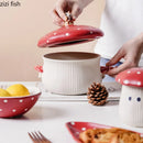 Axya Mushroom Ceramic Dinnerware Set for Stylish Dining