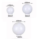 Axyaa White Acrylic Neck Shade for Outdoor Post Light - Replacement Globe Cover