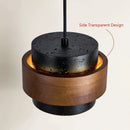 Axyaa Black Stone Pendant Lamps: High-End Nordic Minimalist LED Lighting