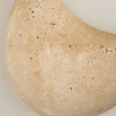 Axyaa Wabi Sabi LED Wall Lamp Yellow Travertine White Glass Light