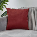 Axyaa Wine Red Velvet Cushion Cover - Nordic Home Decor Pillowcase for Sofa