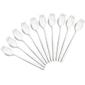 Axyaa Stainless Steel Dessert Fork and Spoon Set
