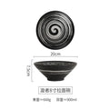 Axyaa Ramen Soup Bowl: Creative Rain-Hat Shaped Ceramic Bowl for Home and Restaurant