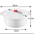 Axyaa Heating Fresh Keeper Box with Lid - Kitchen Bowl for Steamed Bun