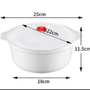 Axyaa Heating Fresh Keeper Box with Lid - Kitchen Bowl for Steamed Bun