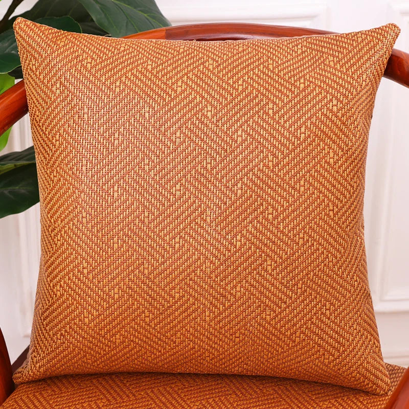 Axyaa Premium Woven Design Pillow Cover - Super Soft Accent Cushion Case