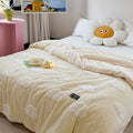 Axyaa Cotton Jacquard Blanket Quilt | Thick Winter Blanket | Multi-functional & Cozy