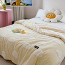 Axyaa Cotton Jacquard Blanket Quilt | Thick Winter Blanket | Multi-functional & Cozy