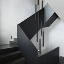 Axyaa Tubular LED Stair Chandelier for Duplex Building Villa Loft Lighting