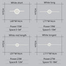Axyaa LED Wall Lamp 70/90/110CM Mirror Light for Bathroom Sconce