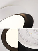 Axyaa Nordic Minimal LED Ceiling Light for Home Decor, Indoor Flush Mount Lighting