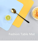 Axyaa Silicone Placemats Set - Non-Slip Kitchen Counter Protector Mats