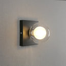 Axyaa Glass Ball LED Wall Sconce for Bedroom Living Room Corridor Lighting
