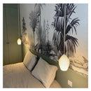Axyaa Modern British Ribbed Ceramic Chandelier White Lampshade