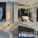 Axyaa Modern Retro Chandelier Bar Bedroom Combination LED Creative Designer